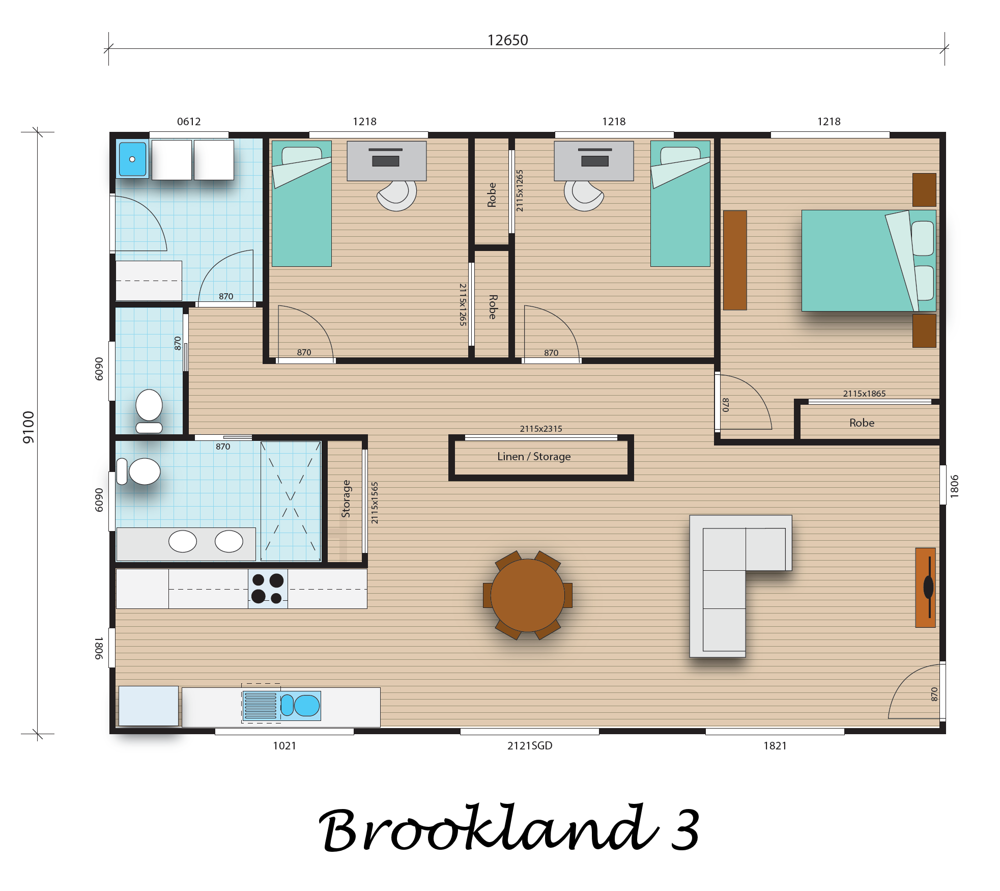 Brookland 3 floorplan image